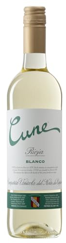 Cune Blanco 1 x 0.75l | Intensive Aromen von weißen Blüten, Äpfel, Birne und Ananas, Sanft und elegant am Gaumen, Passt zu Fischgerichten