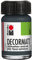 Marabu 14010039079 – Decormatt acrílico gris oscuro 079, 15 ml, pintura acrílica a base de agua, cremosa y de color intenso, resistente a la saliva, resistente a la intemperie, para pintar y estarcir