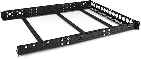 StarTech.com Carriles para Rack de Servidores 1U Universales, Carriles para Armario de Servidores con Profundidad Ajustable -Carriles Universales para Rack de 19, Carriles 1U TAA (UNIRAILS1U)