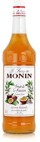 Monin Sirup Maracuja (1 x 1,0l) - Tropische Verführung für Cocktails Limonaden Desserts in Bar oder Küche