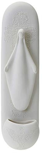 Holyart Pila de Agua bendita con Virgen Pinton 27 cm
