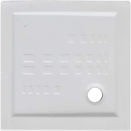 Althe Piatto Doccia Quadrato in Ceramica 80 x 80 Altezza 5,5 cm