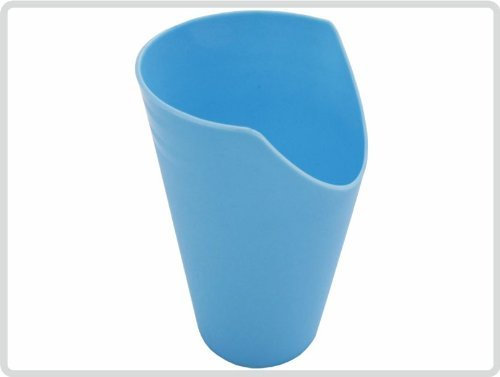 Trinkbecher Becher mit Nasenausschnitt, hellblau