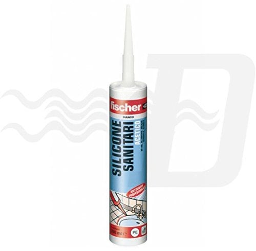 Fischer SILICONE SANITARIO ACETICO RESISTENTE ALLA MUFFA Trasparente