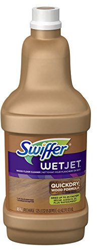 Swiffer WetJet Lot de 6 recharges de solution nettoyante multi-usage pour sols Bois 1,25 l