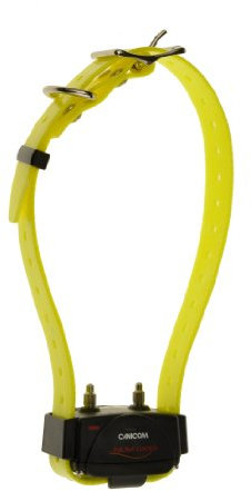 Collier Seul/SUPPLEMENTAIRE CANICOM avec Sangle Jaune Fluo - Dressage pour Chien
