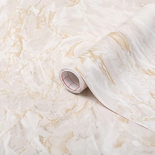 d-c-fix Pellicola Adesiva per mobili Pietra Marmo grigio PVC plastica vinile impermeabile decorativa per cucina, armadio, porta carta rivestimento 45 x 200 cm