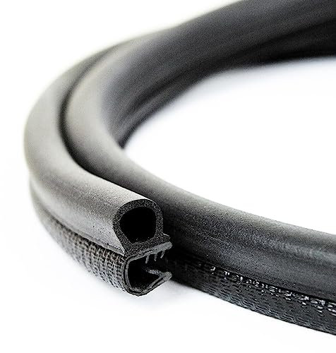 EUTRAS [10 m] KSD2052 - Joint de porte de voiture - tient sans colle - joint en caoutchouc parfait pour les portes de voiture, le coffre et le hayon - meilleure qualité industrielle allemande