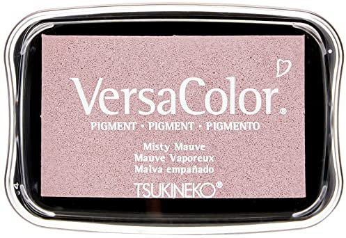 Tsukineko VersaColor Stempelkissen - Braun, Misty Mauve - Groß - Deckend, Wasserbasis - Wasserfest - Embossing