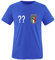 Comedy Shirts - WM 2014 - Italien - Wunsch - Herren T-Shirt - Royalblau Gr. L