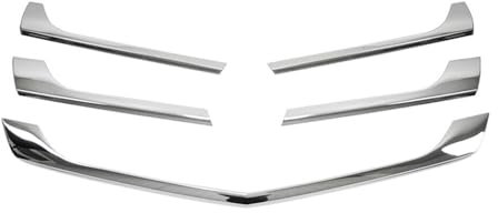 OMAC Kühlergrill Leisten Grillleisten kompatibel mit Mercedes Sprinter W906 2013-2018 Chrom 5X