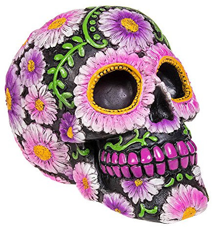 Nemesis Now Sugar Petal Skull Unisex Statue Multicolor Polyresin Gothic, Totenköpfe