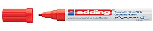 EDDING e-4000 Rot - Lackmarker - Strichstärke: 2-4 mm