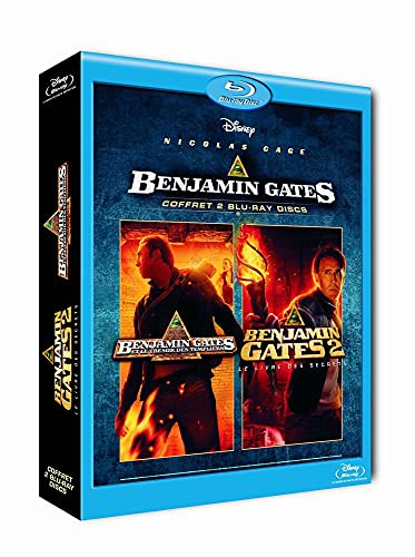 Benjamin Gates et le trésor des templiers + Benjamin Gates et le livre des secrets - Coffret 2 Blu-Ray [Blu-ray] [FR IMPORT]