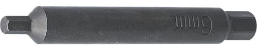 BGS 2086-H6 | Spezial-Bit zum Gegenhalten | Innensechskant 6 mm | Antriebsprofil Außensechskant | Fahrwerksfeder und Federbein