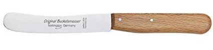 Zassenhaus FrühstückSalzmühleesser Buckels Buche, Edelstahl, braun, 1 x 2.5 x 22 cm