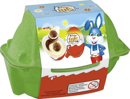 Ferrero Kinder Joy 2er, 40 g, Kombination aus Milch- & Kakaocreme, Ostern, Osterschokolade, als Geschenk
