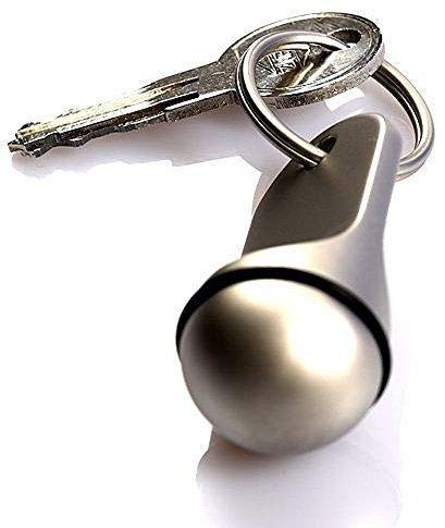 notrash2003 Hotel Schlüsselanhänger APARTMENT in Miniaturausführung aus massivem Metall