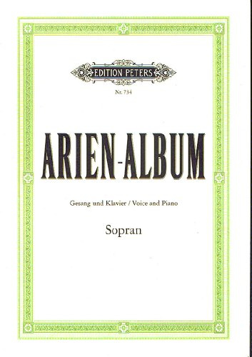 EDITION PETERS ARIA ALBUM FOR SOPRANO - VOICE AND PIANO