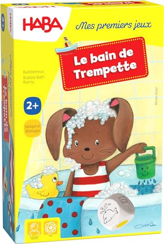 HABA 301335 Mes premiers jeux- Le bain de Trempette- Jeu de mémoire et d'association (Made in Germany)