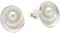 Vinani Damen Ohrringe 925 Silber - Ohrstecker Set für Frauen aus 925 Sterling Silber Muschel mit Perle OMW