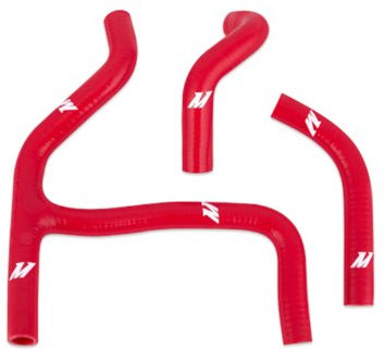 Mishimoto MMDBH-RMZ450-08KTYRD Silicone Hose Kit Compatible With Suzuki RMZ450 2008-2011 Red