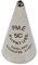 PME ST5C Supatube Nr. 5C aus nahtlosem Edelstahl mit kleinem geschlossenem Stern, Silver, 1.72 x 1.72 x 3.5 cm