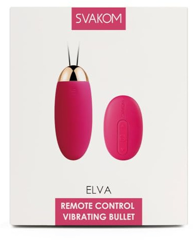 Svakom Elva Remote Control Kugel Vibrator, Rosa, Ø 3,4 x 8 cm