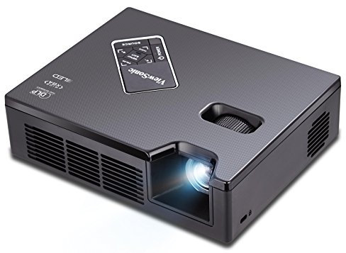 Viewsonic PLED-W800, Proiettore WXGA Ultra-portatile LED, Nero