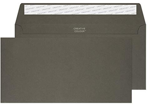 Blake Creative Colour 224 Briefumschläge Haftklebung Graphitgrau DL+ 114 x 229 mm - 120g/m² | 500 Stück