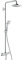 hansgrohe Croma Select E Colonne de douche 180 2 jet avec mitigeur thermostatique, blanc/chromé, 27256400