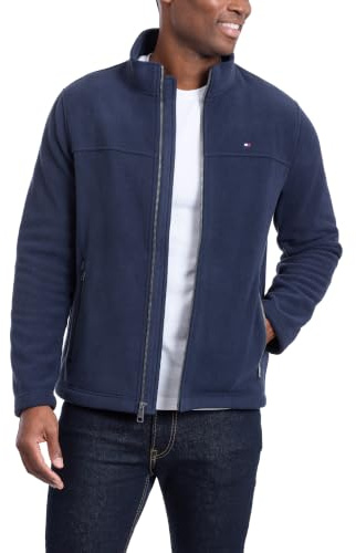 Tommy Hilfiger Herren Lightweight Polar Fleece Jacket Fleecejacke (1er Pack)