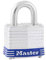 MASTER LOCK 3EURD VORHÄNGESCHLOSS 38MM LAMELLIERTER STAHL BÜGEL 19MM