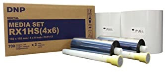 DNP Media Set RX1 Thermopapier für Drucker DS-RX1, 10 x 15 cm, 700 x 2 Kopien