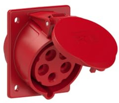 Globe Warehouse CEE Einbausteckdose PCE, 400V / 32A, IP44 5-polig