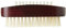 Kent ART 8 Stained Wood Nail Brush, Red