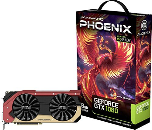 Gainward GTX1080 Phoenix Scheda Grafica da 8 GB, VGA, Nero