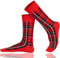 Mysocks Chaussettes Unisexe Design Tartan Rouge, 41-46