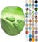 Sanilo Soft Close Toilet Seat, Wide Choice of New Toilet Seats, Stable Hinges, Easy to Mount (Green Leaf)