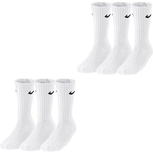 Nike Sx4508 001 - Calcetines para hombre y mujer, color blanco
