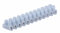 Pollmann Europa-Klemmleiste 12x 10mm², weiß, 10 Stück