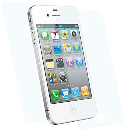 doupi Ultrathin Schutzfolie für iPhone 4 4S, matt entspielgelt optimiert Display Schutz (4X Vorderseite + 2X Rückseite)