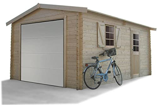 SOLID SUPERIA Garage Traditional Bois 358 x 538 x 264 cm S8946