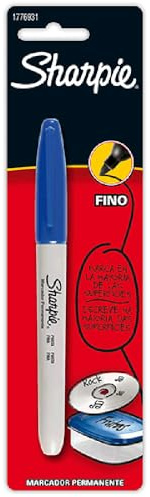 SHARPIE Fine Point Permanent Markers, Blue, 1 Count
