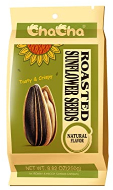 Chacha Sunflower Roasted and Salted Seeds (All Nature) 250g X 18bags