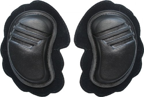 Ginocchiere per moto, pantaloni da motociclista e ginocchiere, colore nero