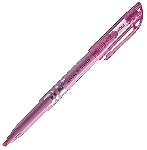 Pilot Frixion Light Soft Erasable Highlighter - Pastel Pink, Pack of 12