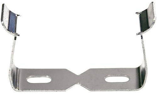 4 Stück Halteklammer Set, Metall, für Tischsteckdosen ab Breite 45mm