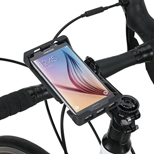 Tigra Sport MountCase Universal 5 Bike Kit Smart Hülle, Fahrradhalterung und RainGuard Schutzhülle für Smartphones mit Displaygröße bis zu 5.2 (13,21cm)