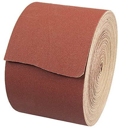 Silverline 686672 Korund-Schleifblatt, 50-m-Rolle 50 m, 120er-Körnung